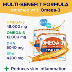 Omega 3 Alaska Aceite de Pescado en Golosinas para Perros (360 uds) - Alivio de Picazón y Apoyo para Alergias - Pelajes Brillantes - EPA y DHA - Aceite de Salmón Natural - Apoyo para Caderas y Articulaciones - Sabor a Salmón