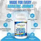 Shiny Leaf Multivitamínico Bariátrico Metilado con Hierro 45mg – Cápsula Una Vez al Día, Cumple ASMBS – 30 Cápsulas