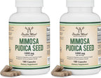 Cápsulas de Semilla de Mimosa Pudica (180 Cápsulas, 3 Meses) 1000mg, Apoyo Digestivo, de Double Wood