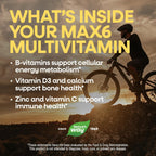 Nature's Way Alive! Multivitamínico de Máxima Potencia Max6 sin Hierro, 90 Cápsulas