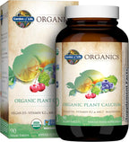 Garden of Life Organic Calcium with Magnesium and Vitamin D3 K2, 90 Tablets