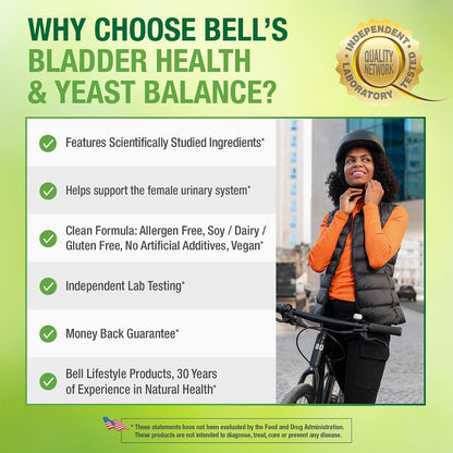Bell Bladder Health & Yeast Flora Balance - – D-Mannose: Un azúcar simple que se elimina sin metabolizar y que – Image 5