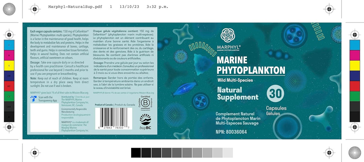 MARPHYL Marine Phytoplankton Wild Multi – Minerales traza: Calcio, magnesio, zinc, selenio, entre otros, que – Image 8
