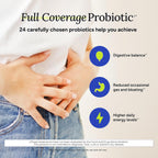 Gundry MD® 24 Strain Probiotic – 30 Billion CFUs para la Salud Intestinal, Digestión y Apoyo Inmunológico, 30 Cápsulas