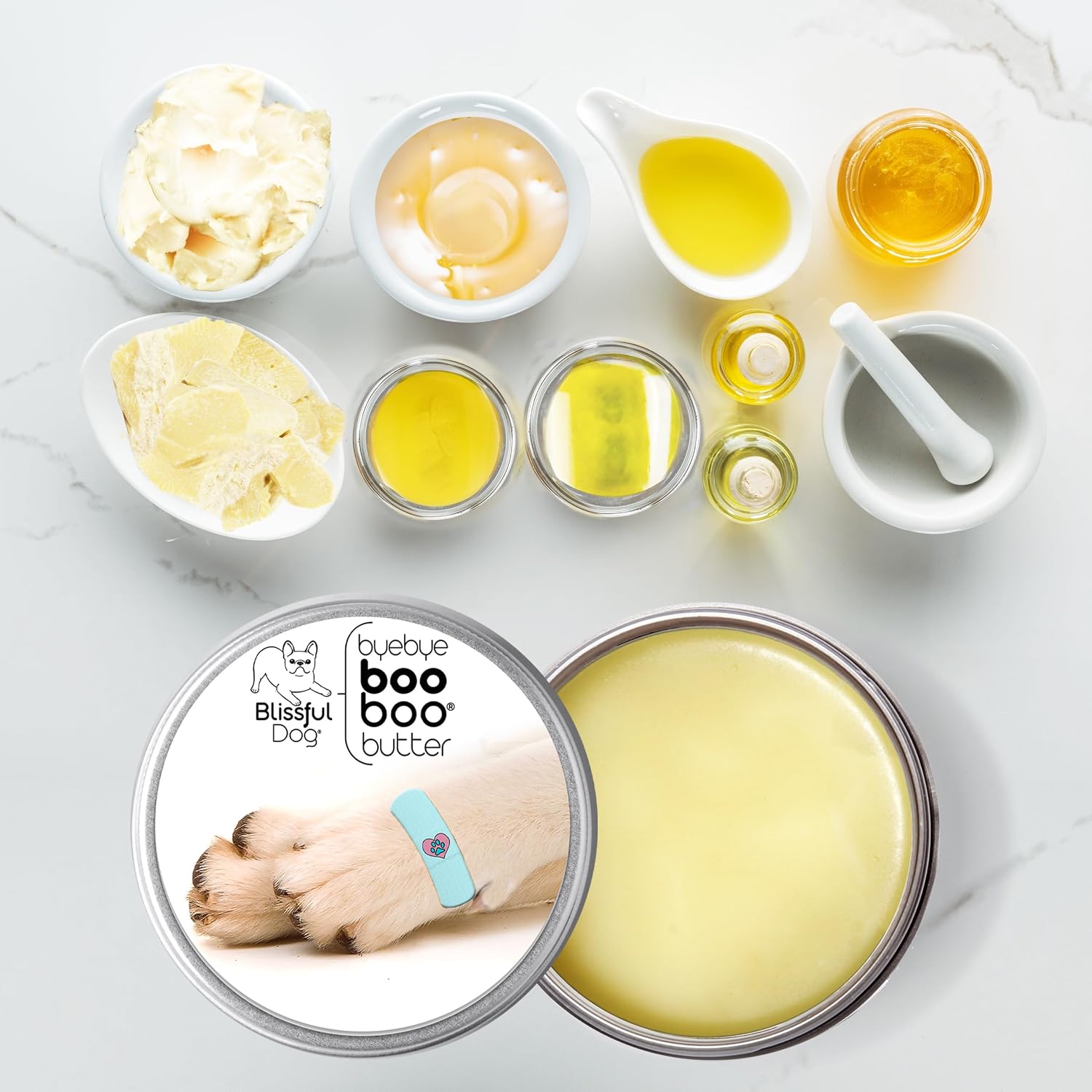 The Blissful Dog Boo Boo Butter Bálsamo Herbal para Perros, 28 g