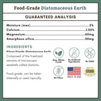 Wholistic Pet Organics Tierra de Diatomeas Grado Alimenticio para Perros y Gatos - 370g (13 oz) - Polvo Multiuso