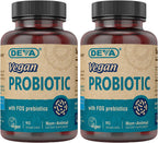 Deva Vegan Probiotic with FOS Prebiotics - 90 Capsules