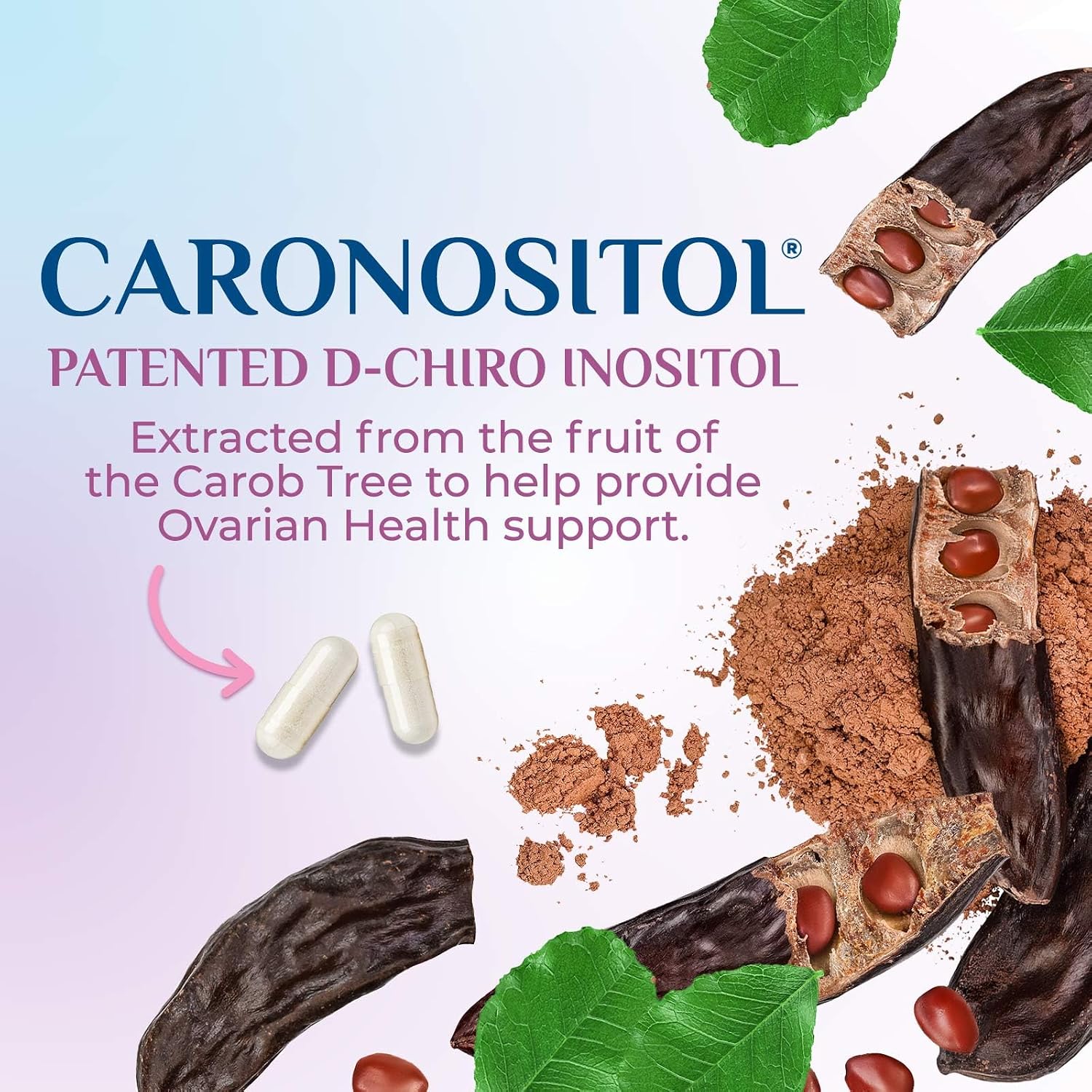 Nature's Glow Myo-Inositol & D-Chiro Inositol 1025 mg (40:1) - 120 Cápsulas Veganas