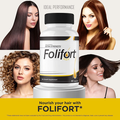 IDEAL PERFORMANCE Folifort Hair Growth Cápsulas – Extra Strength (2 Pack, 120 Cápsulas) – Image 4