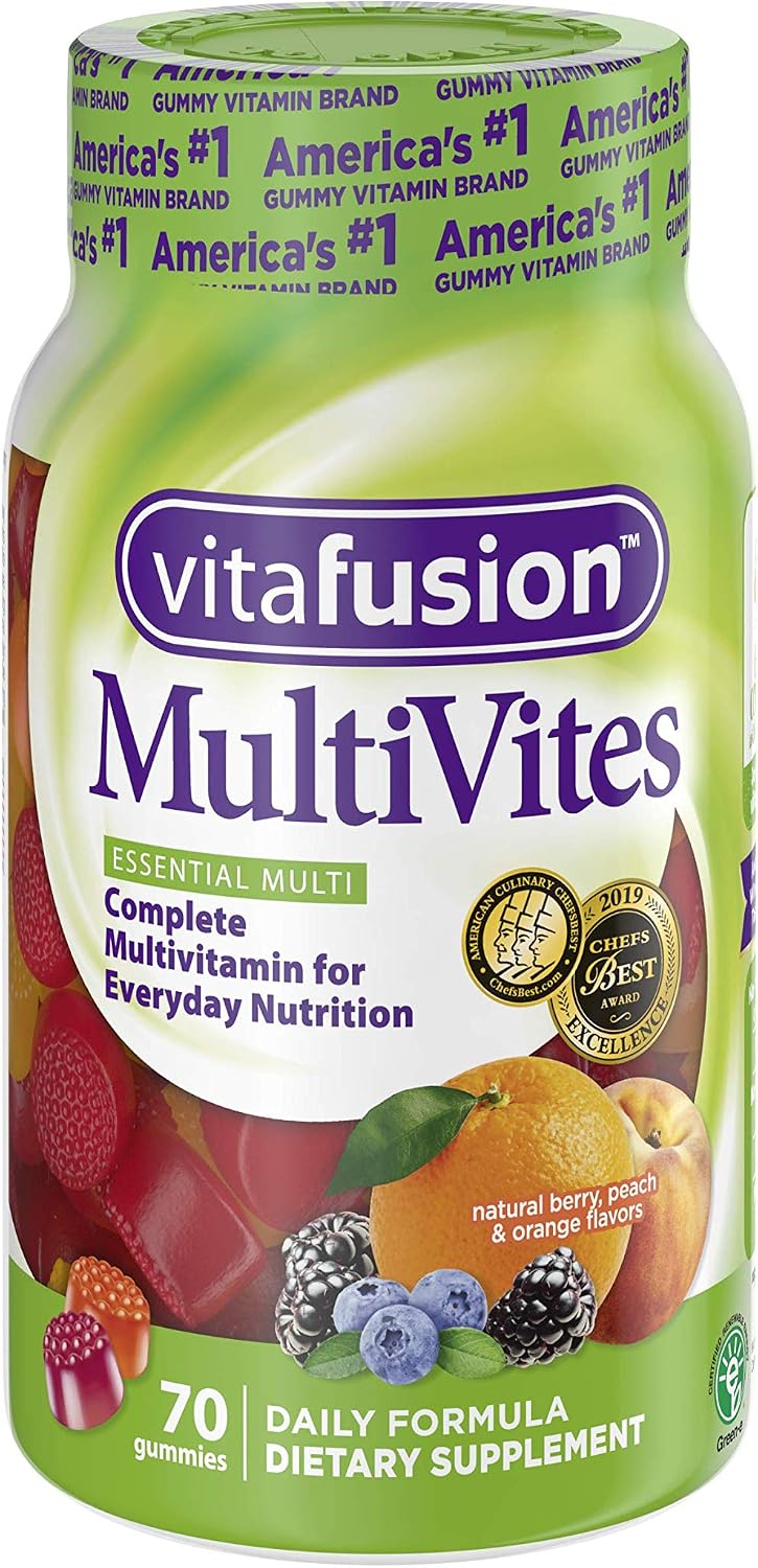 Vitafusion MultiVites Gomitas Multivitamínicas, 70 unidades