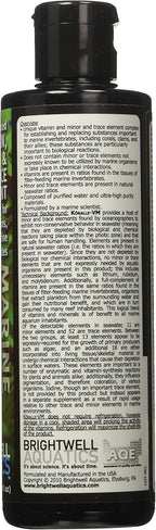 Brightwell Aquatics 8.5 oz. líq. Koralle-VM Suplemento de vitaminas y minerales para corales y almejas, 250 mL