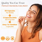 Complejo Avanzado de Glutatión 500mg con Fucoidan y Vitamina C, 60 Cápsulas