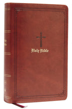 Biblia KJV Letra Grande con Referencias Cruzadas - Piel Marrón - Tamaño Personal