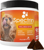 Masticables Multivitamínicos para Perros (90 uds), Glucosamina para Articulaciones, Omega-3 y Vitaminas para Piel, Hígado y Corazón - Spectrin de Nusentia