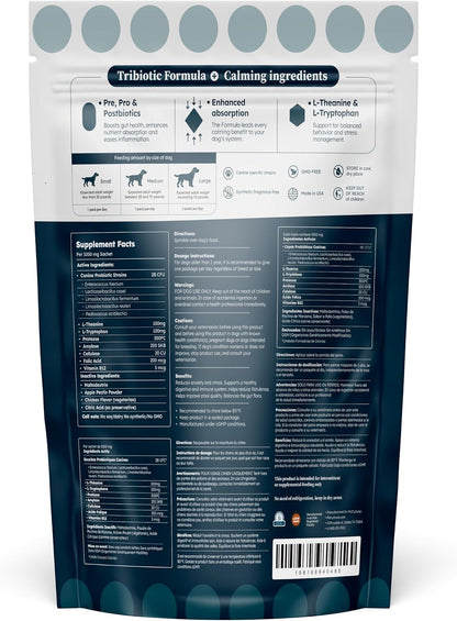 PetCultures Calming Tribiotic – Suplemento calmante para perros (10 sobres) – Image 8