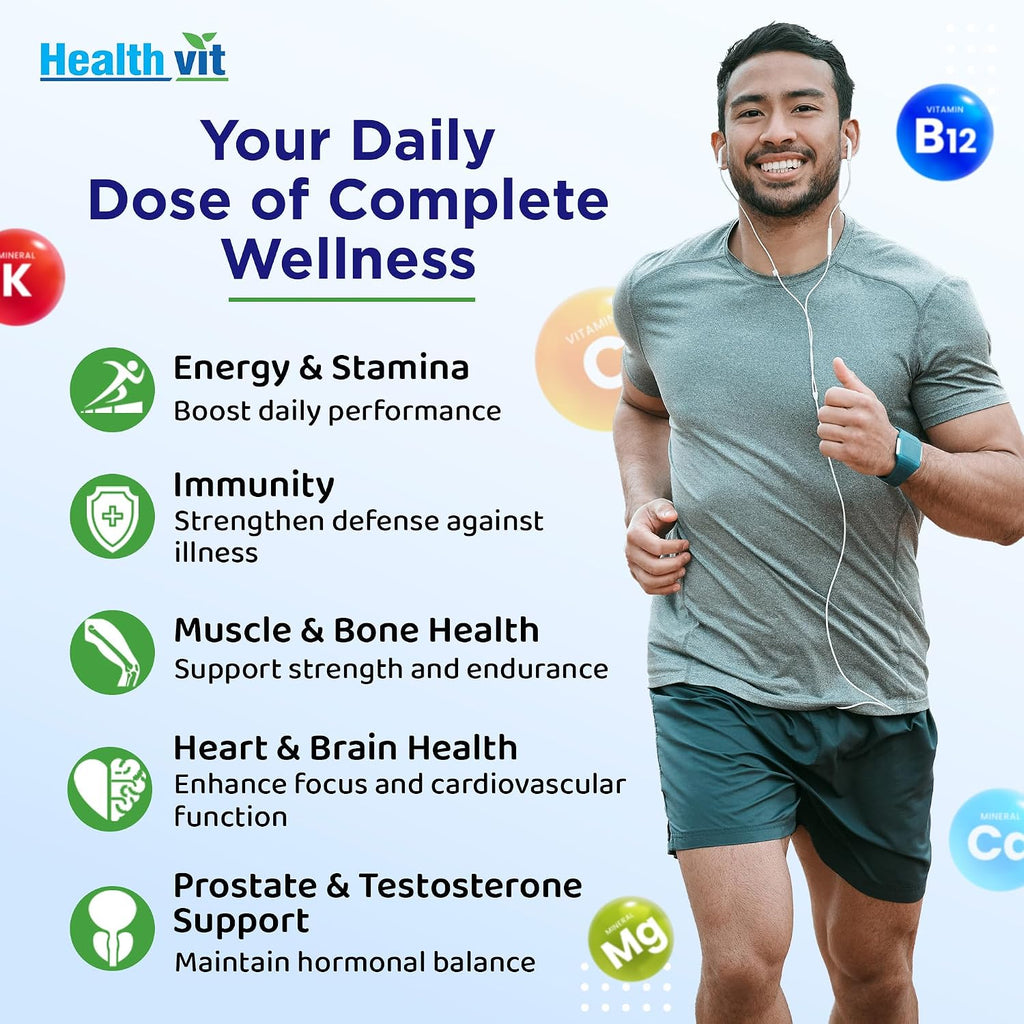 Healthvit Cenvitan Men Multivitaminas y Multiminerales - 60 Comprimidos
