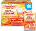 Emergen-C 1000mg Vitamina C en Polvo Sabor Naranja - 60 Sobres (2 Meses)