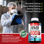 FITO MEDIC'S Lab HMB Free Acid 1000 mg - 240 Cápsulas