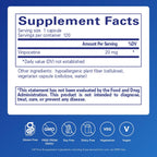 Pure Encapsulations Vinpocetina 20 mg - 120 Cápsulas