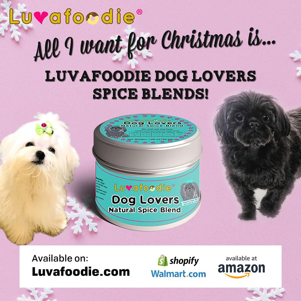 Luvafoodie Lata de Especias para Perros (Pack de 2)