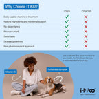 ITIKO Vitaminas para Perros | Suplemento Calmante Sabroso | Tranquilizante para Perros | Apoya el Sistema Nervioso, Reduce Ladridos, L-Triptófano