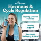 Regulate Cycle Support - Myo-Inositol 2000 mg y D-Chiro Inositol 50 mg - 40:1 - 120 Cápsulas Veganas