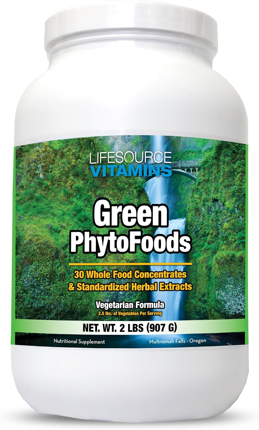 LifeSource Vitamins Alimentos Verdes Fitoquímicos 907 g - 27 Verduras Orgánicas - 72 Minerales