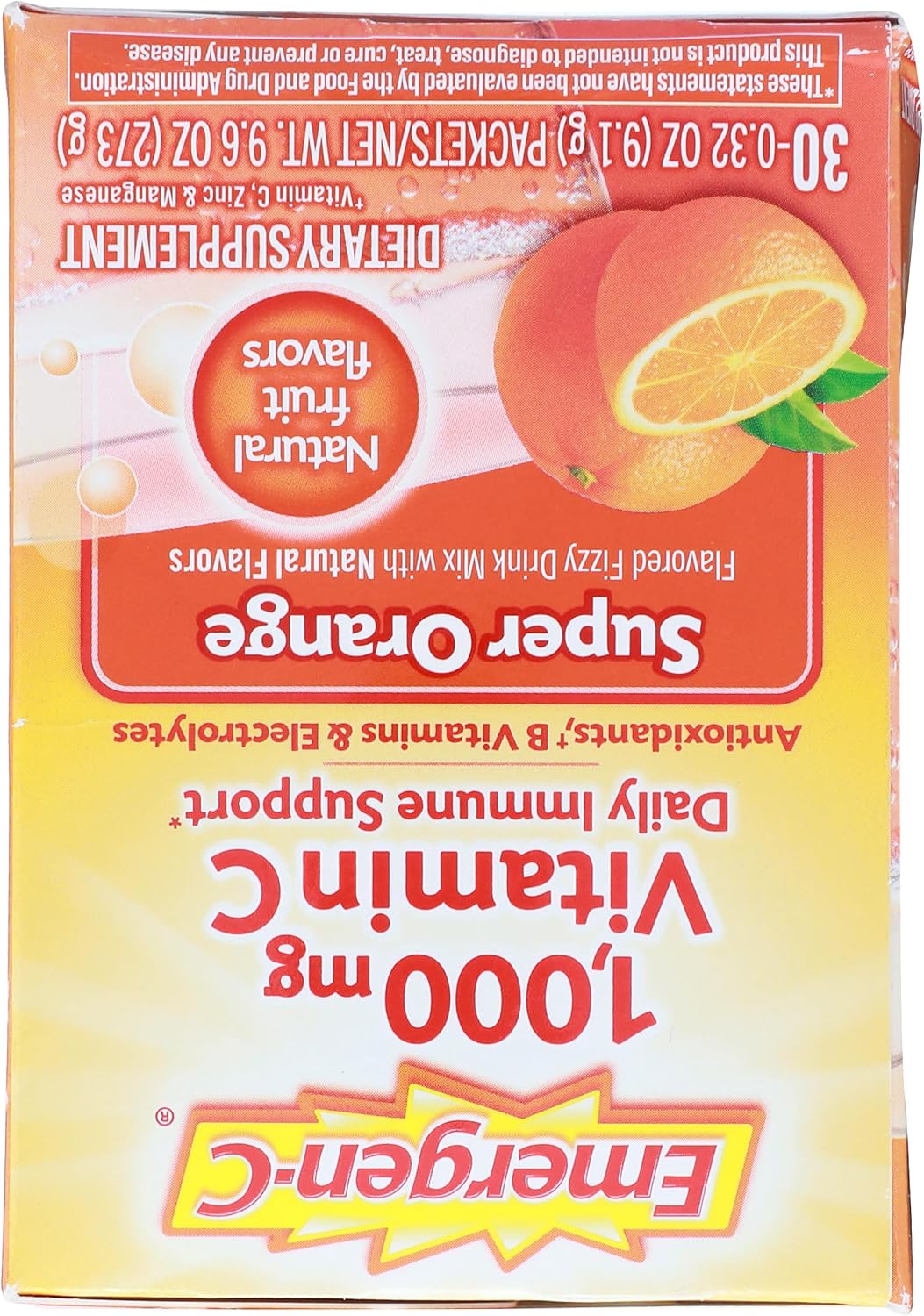 Emergen-C Super Orange, 30 sobres