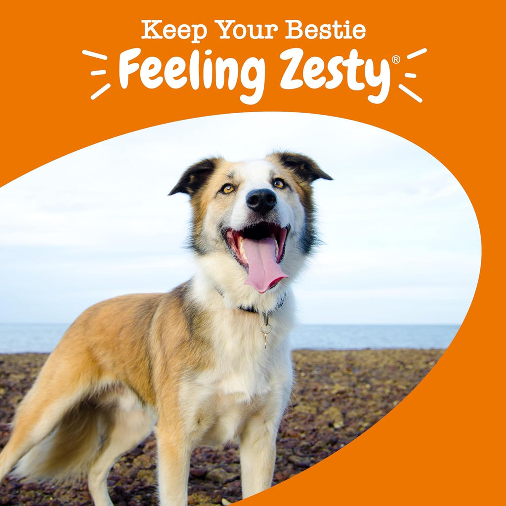 Zesty Paws Multivitamínico para perros - Masticables con omega 3, glucosamina y probióticos - Sabor a pollo - 90 unidades