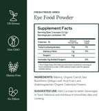 Eclectic Herb - Organic Eye Food Powder | Apoyo Visual, Suplemento Superfood de Vitaminas y Minerales | Bilberry + Ginkgo | Vegano, No-GMO (138 g)