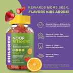 Noor Vitamins Multivitamínico Infantil Halal en Gomitas, 90 unidades