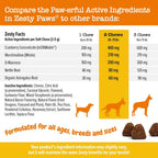 Zesty Paws Suplemento de Arándano para Perros - Arándano con D-Mannose, Vitamina B6 y L-Arginina - Sabor a Bacon - 90 unidades