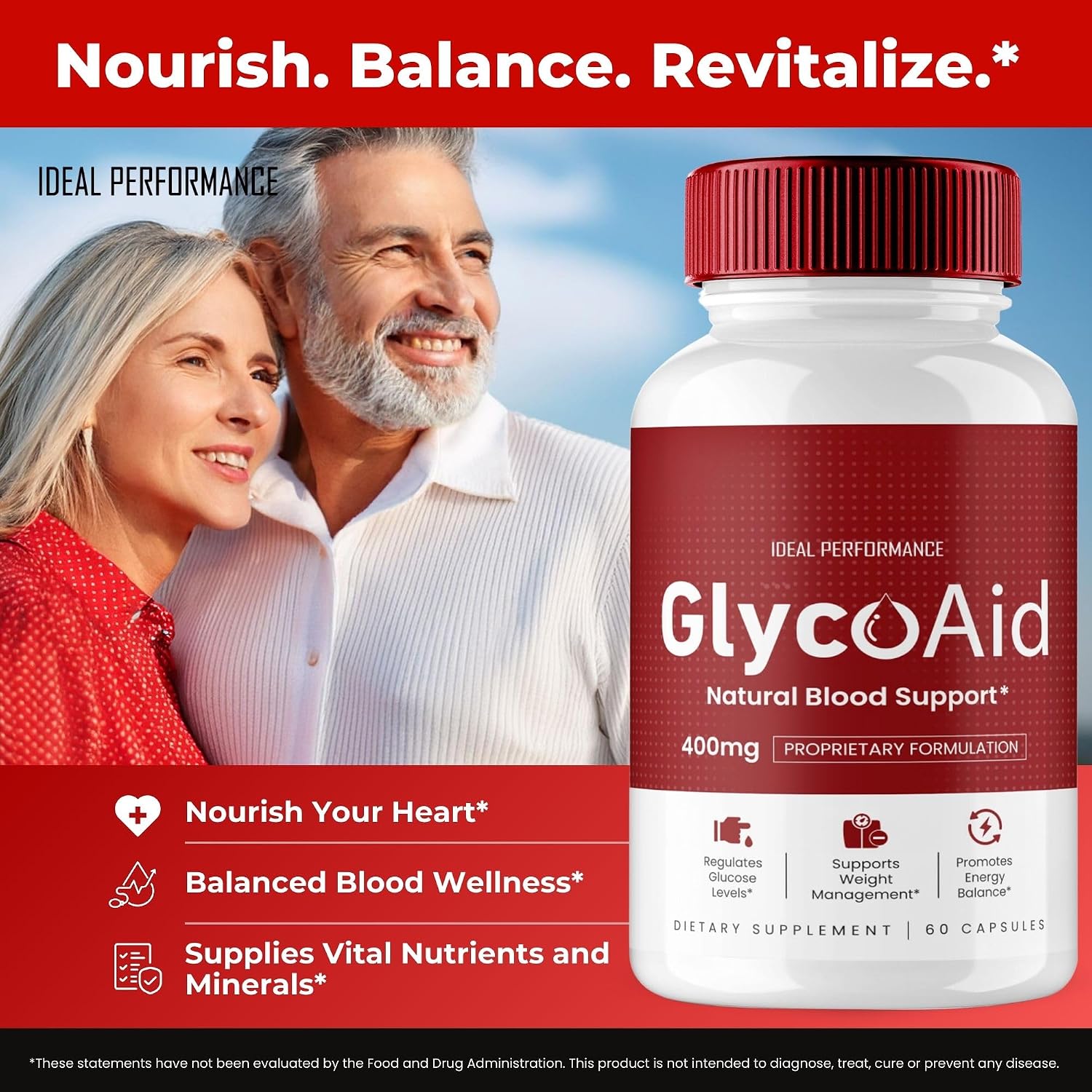 Glyco Aid Pills Advanced Blood Support Formula - 2 Pack