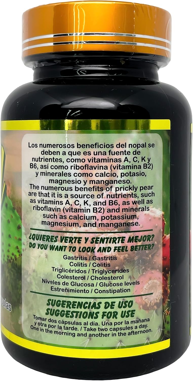 Nopal Beneficios para la Salud 1000mg