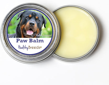 Healthy Breeds Rottweiler Dog Paw Balm 2 oz – Intense Hydration: Organic butters and oils deeply moisturize dry – Image 1