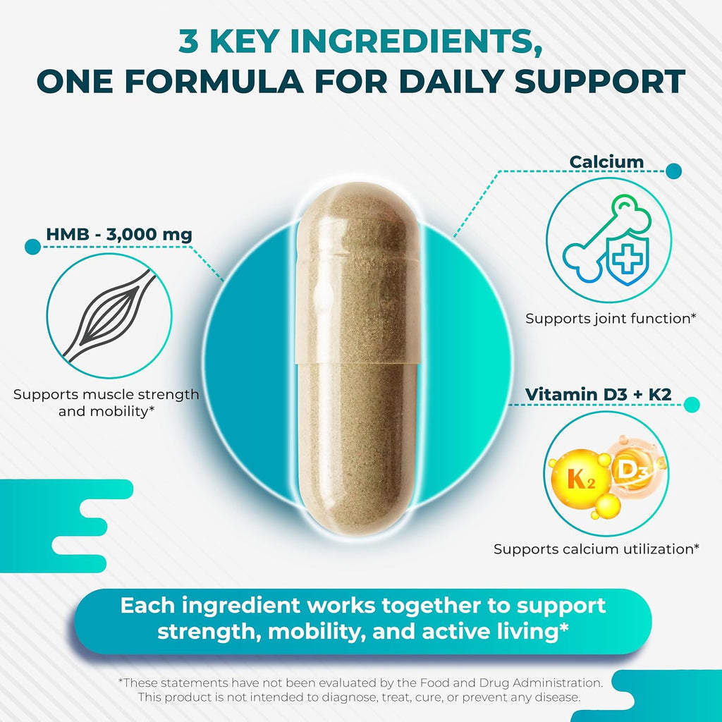 NURAFUSE Liposomal HMB con Vitamina D3 y K2