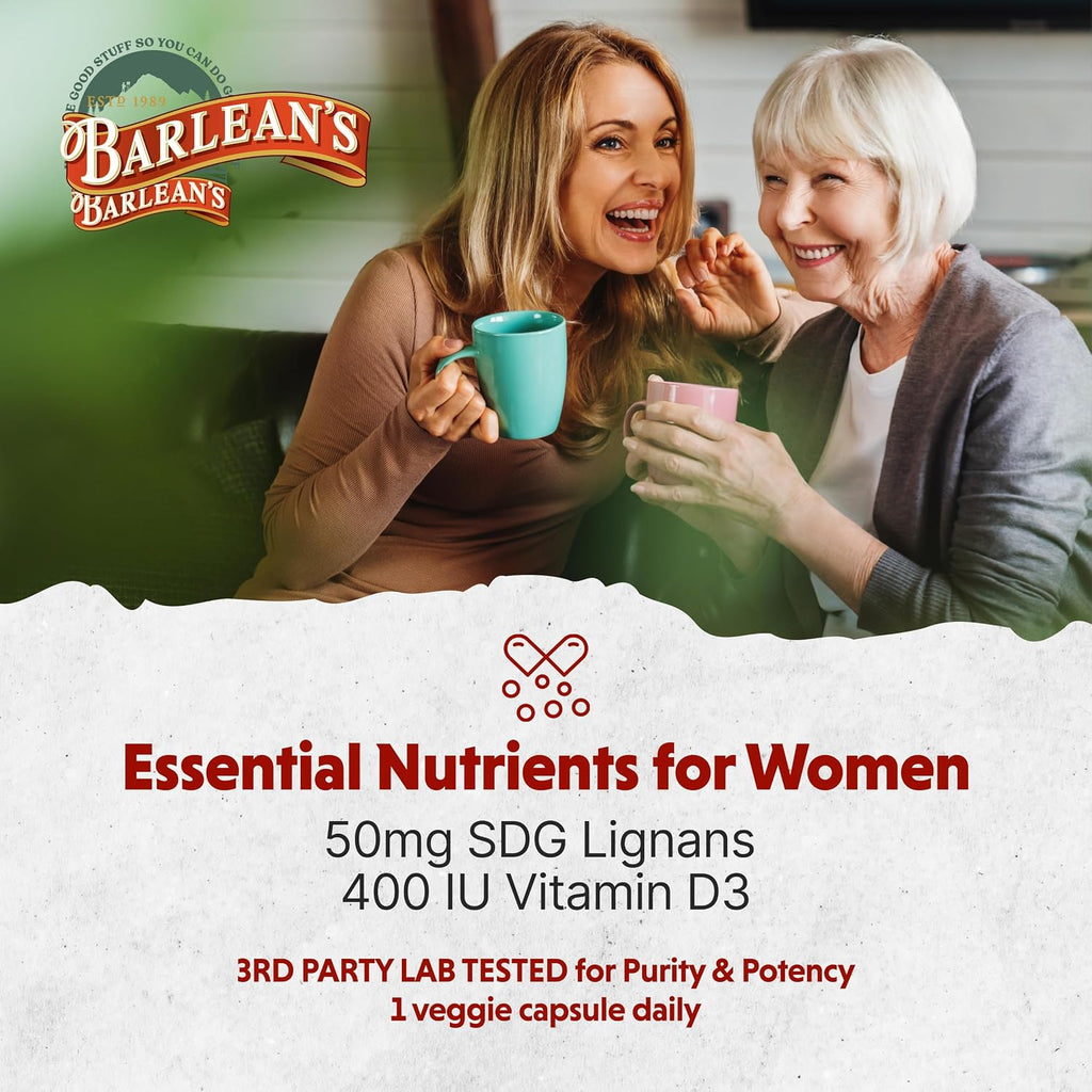 Barlean's Brevail Extracto de Lignanos Vegetales - 30 Cápsulas