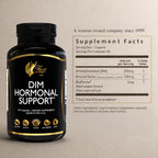 Cocó March DIM Suplemento para Mujeres – Apoya el Equilibrio Hormonal, Cuidado de la Piel y Metabolismo Natural del Estrógeno – Desintoxicación y Salud Celular – Sin Gluten, Sin Soja, Sin Lácteos, Vegano y Keto – 60 Cápsulas