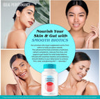 Smooth Biotics Cápsulas - Apoyo para la Piel y el Intestino con Probióticos - Fórmula Natural (2 Paquetes)