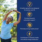 Puritan's Pride Ultra Woman 50 Plus Multivitamínico de Alta Potencia con Zinc para Mujeres