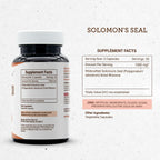 Secrets of the Tribe Sello de Salomón 1000 mg, 60 Cápsulas - Raíz de Polygonatum odoratum silvestre seca