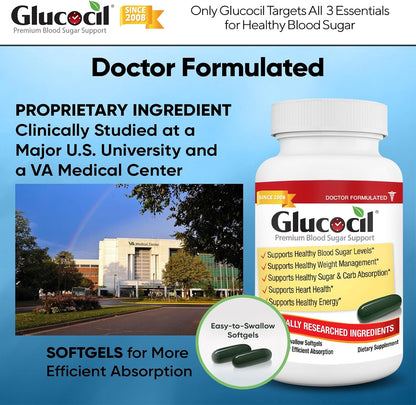 Glucocil – Cápsulas Blandas – Apoyo para el – Promueve niveles de energía estables a lo largo del día. – Image 5