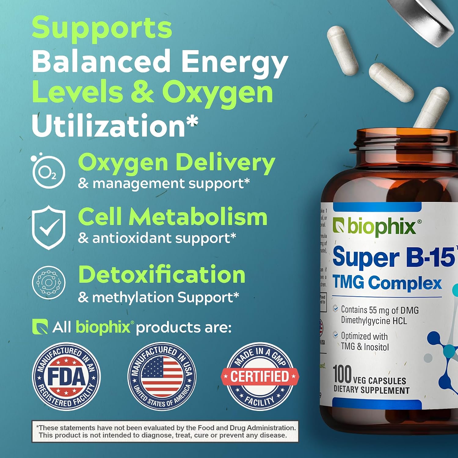 biophix Super B-15 100 Cápsulas Vegetales