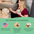 PawMedica Probióticos y Enzimas Digestivas para Perros - 120 Comprimibles Masticables