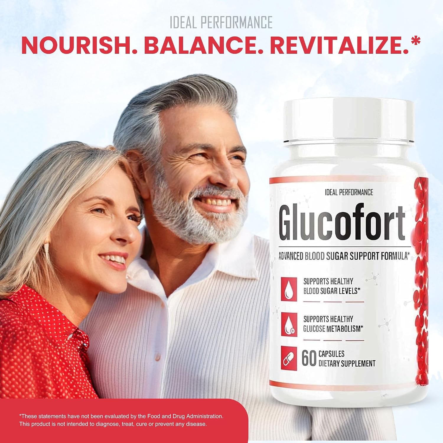 IDEAL PERFORMANCE (Official) Glucofort Formula Supplement (5 Pack)