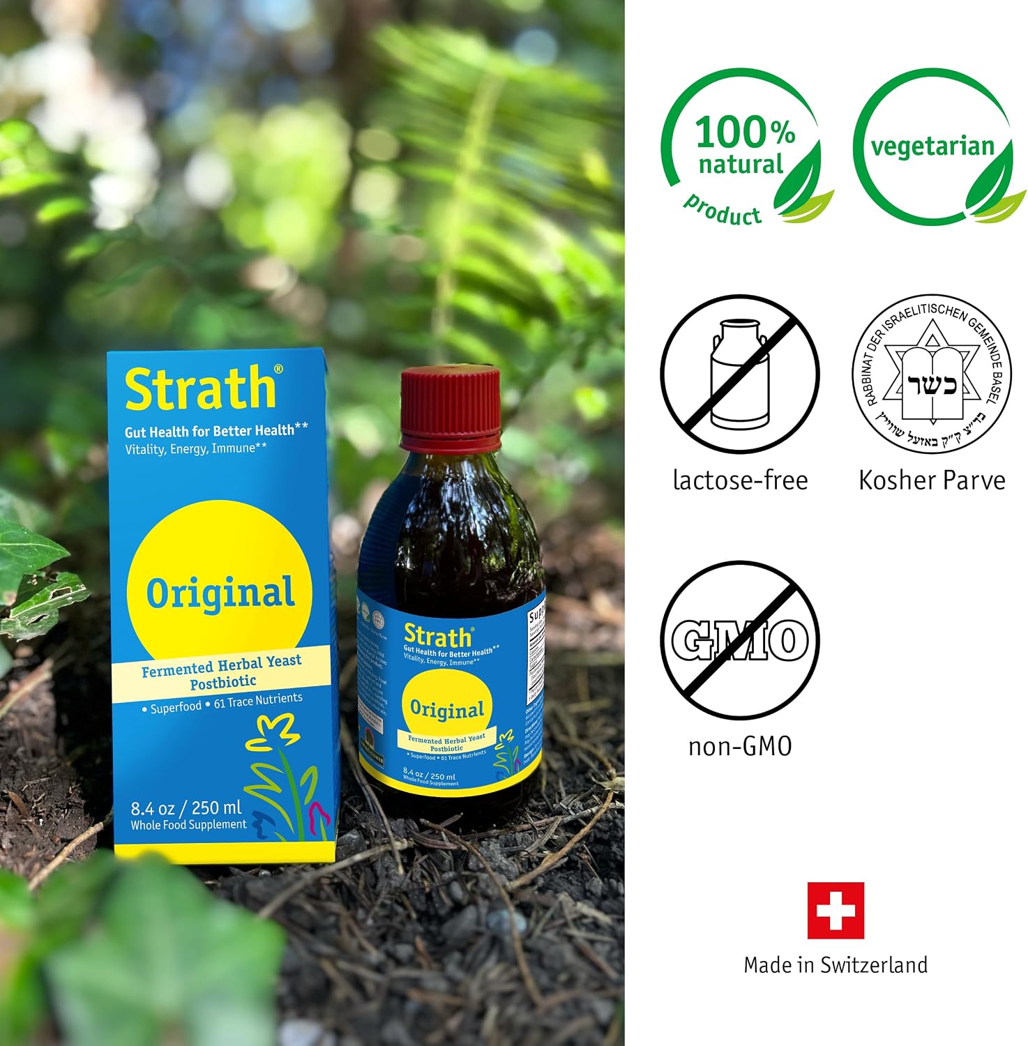 Bio-Strath Líquido – Levadura Nutricional, 3 x 248 ml