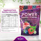Super Berry Powder - 4 Paquetes de 150g cada uno - Mezcla de Bayas Superfood para Smoothies