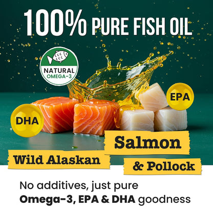 Omega 3 Fish Oil for Dogs & Cats - Aceite de – Sistema inmunológico: Un adecuado nivel de omega 3 contribuye al – Image 3