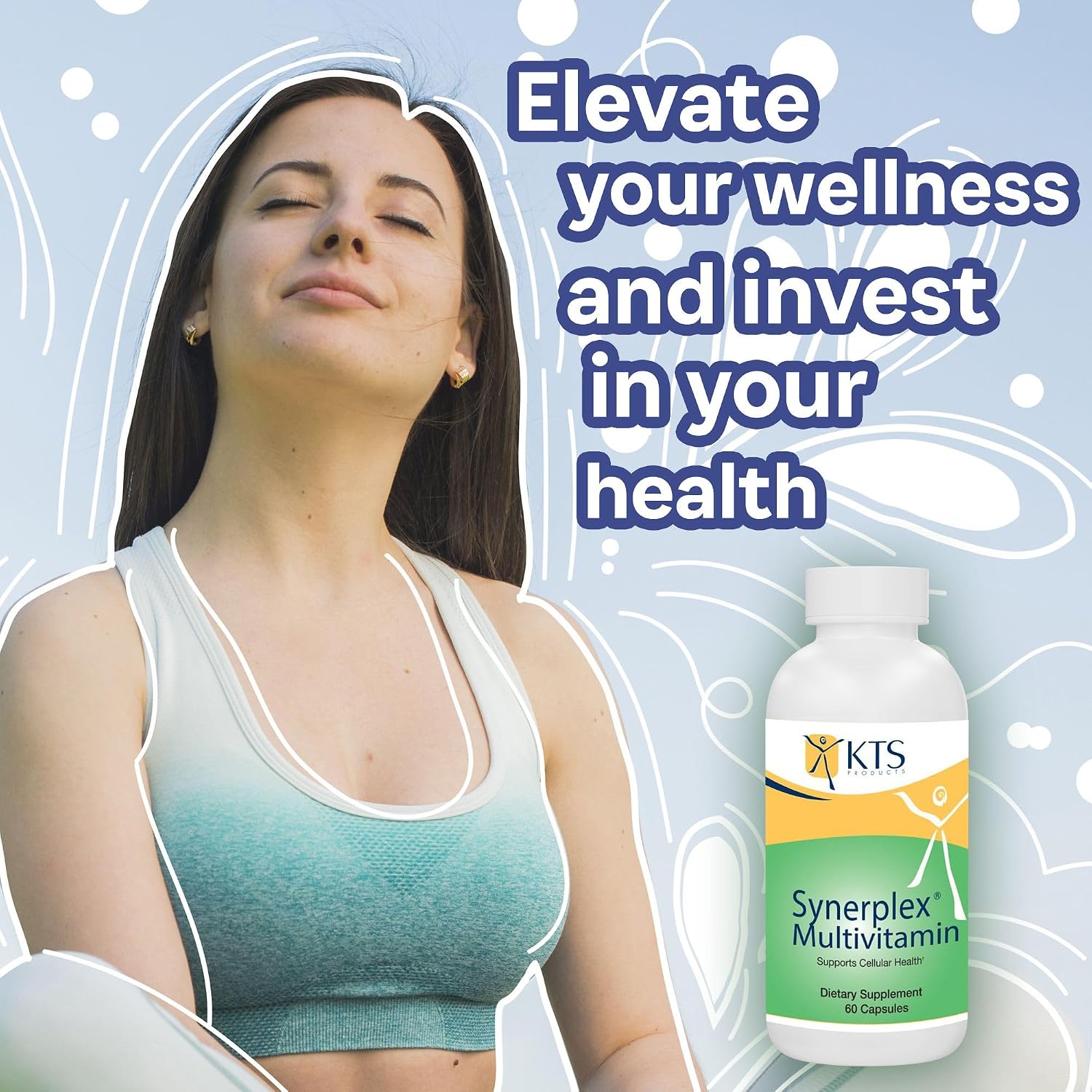 Synerplex Multivitamin - Nutrición Completa Diaria con Vitaminas y Minerales - 60 Cápsulas