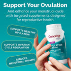 Conceive Plus Ovulation Support - Complejo de Inositol y CoQ10 para Fertilidad Femenina